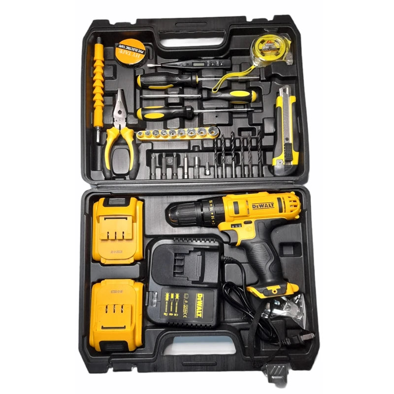 Taladro Dewalt Titan 36V – 2 Baterías Inalámbricas + 34 Accesorios (REGALO) (PAGO CONTRA ENTREGA)